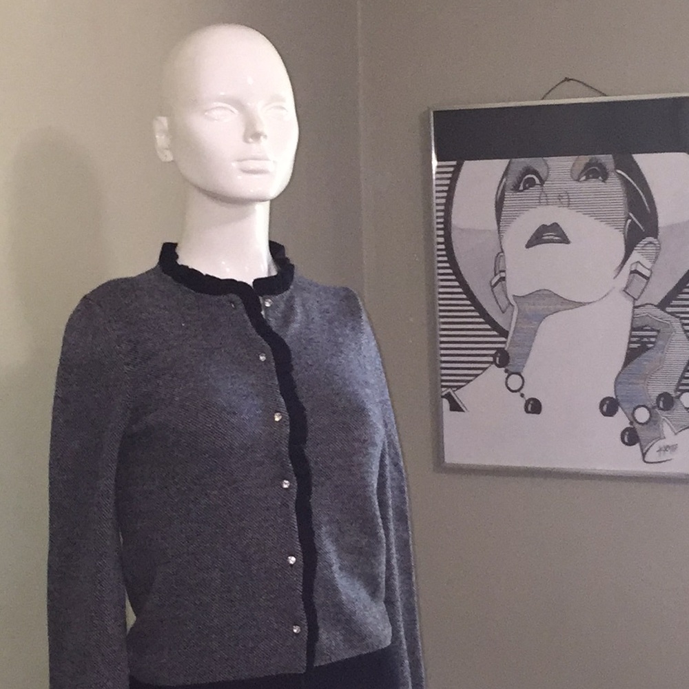 J crew wool/cashmere blend sweater small